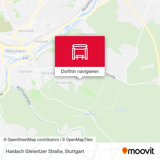 Haidach Gleiwitzer Straße Karte