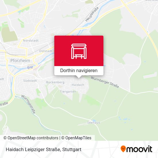 Haidach Leipziger Straße Karte