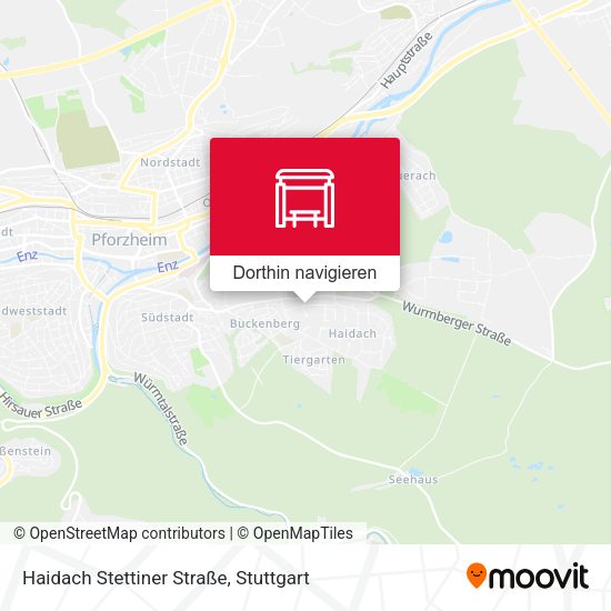 Haidach Stettiner Straße Karte