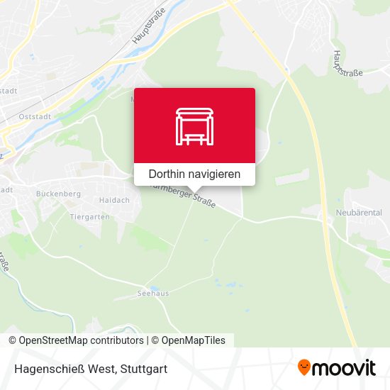 Hagenschieß West Karte