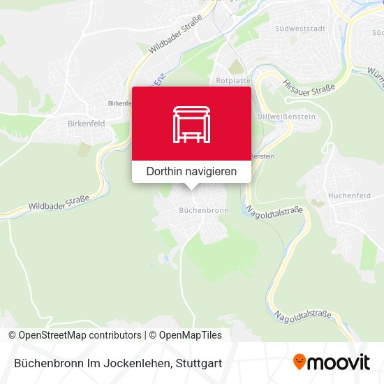 Büchenbronn Im Jockenlehen Karte