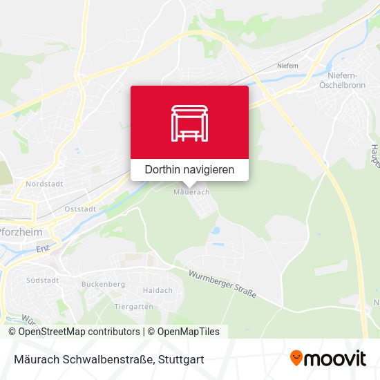 Mäurach Schwalbenstraße Karte