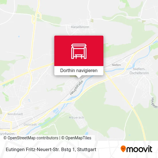 Eutingen Fritz-Neuert-Str. Bstg 1 Karte