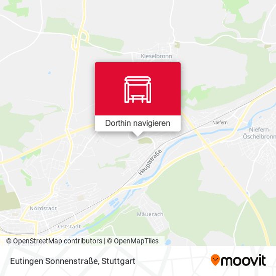 Eutingen Sonnenstraße Karte