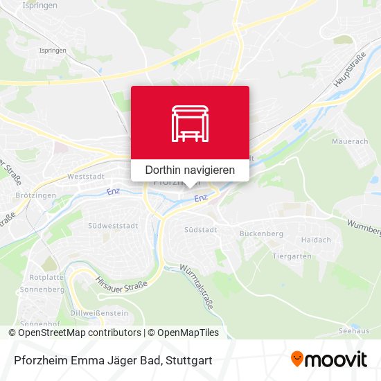 Pforzheim Emma Jäger Bad Karte