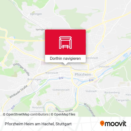 Pforzheim Heim am Hachel Karte