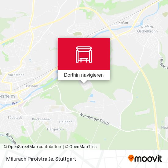 Mäurach Pirolstraße Karte