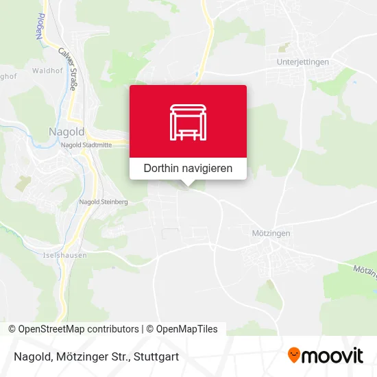 Nagold, Mötzinger Str. Karte