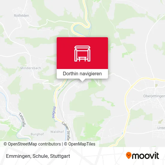 Emmingen, Schule Karte