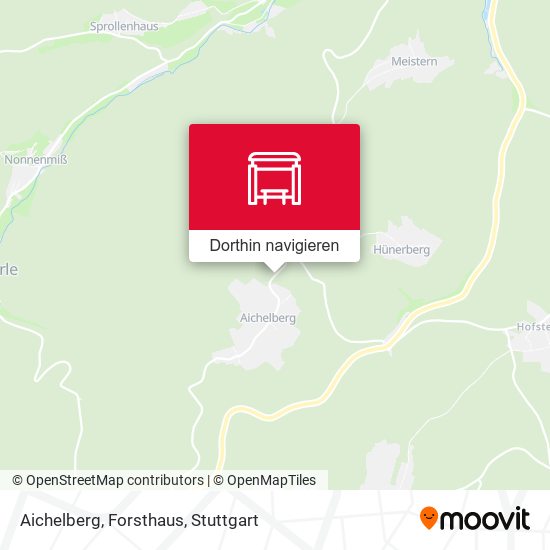 Aichelberg, Forsthaus Karte