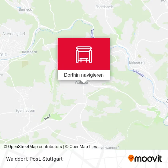 Walddorf, Post Karte