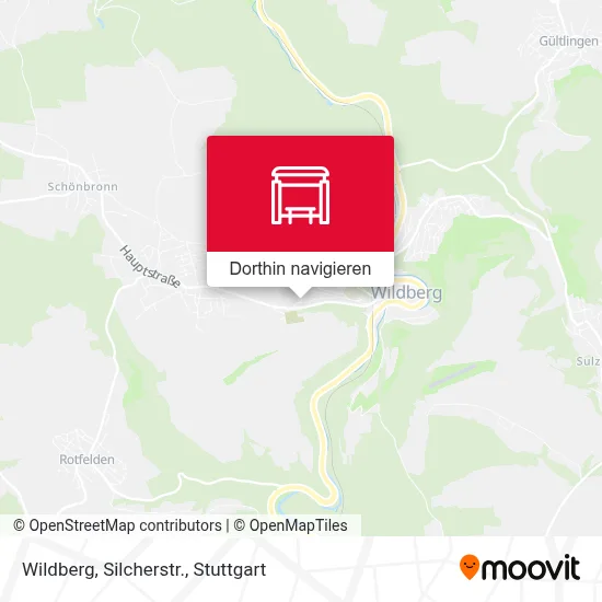 Wildberg, Silcherstr. Karte