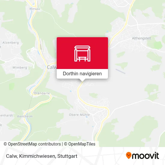 Calw, Kimmichwiesen Karte