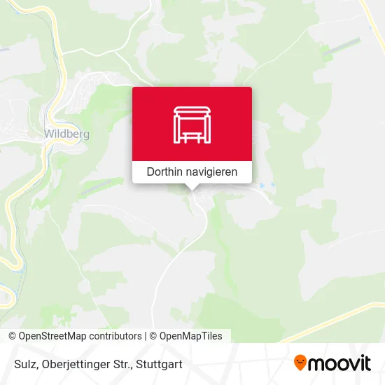 Sulz, Oberjettinger Str. Karte