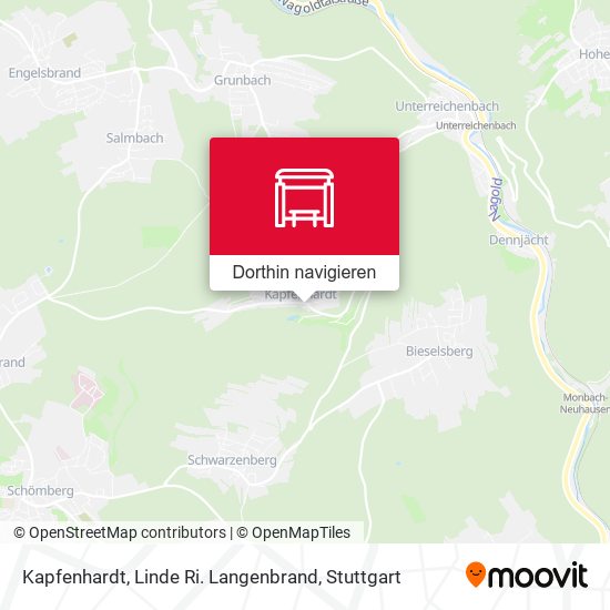 Kapfenhardt, Linde Ri. Langenbrand Karte