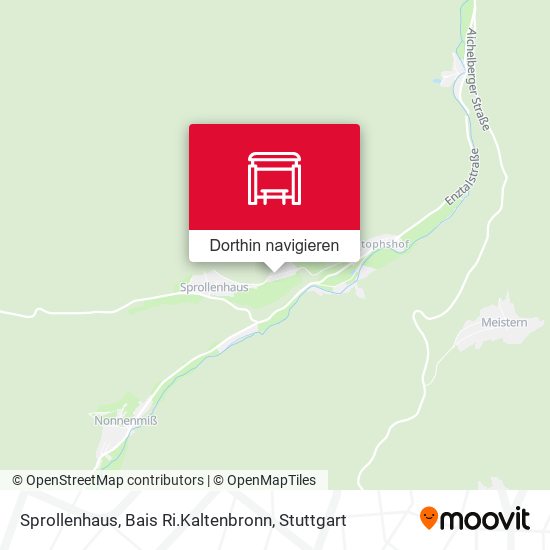 Sprollenhaus, Bais Ri.Kaltenbronn Karte