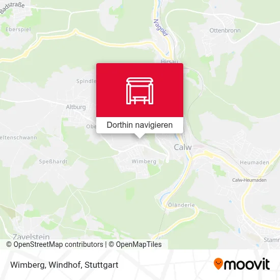Wimberg, Windhof Karte