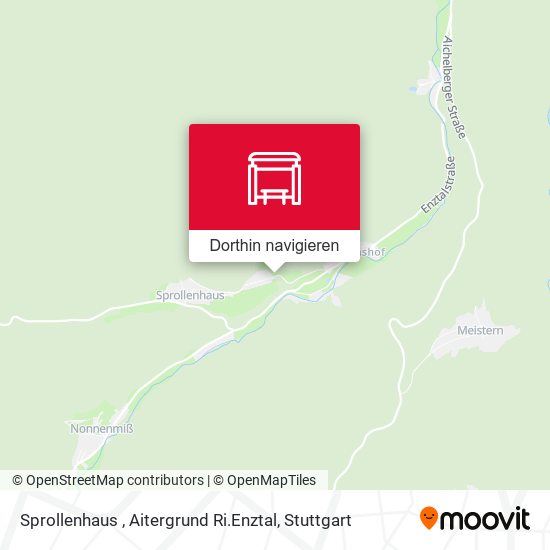 Sprollenhaus , Aitergrund Ri.Enztal Karte