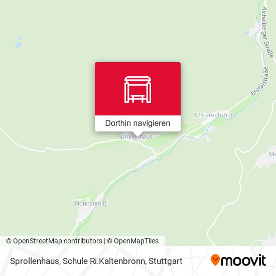 Sprollenhaus, Schule Ri.Kaltenbronn Karte