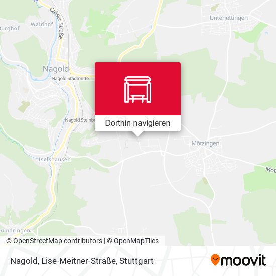 Nagold, Lise-Meitner-Straße Karte