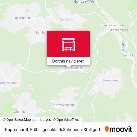 Kapfenhardt, Frühlingshalde Ri.Salmbach Karte
