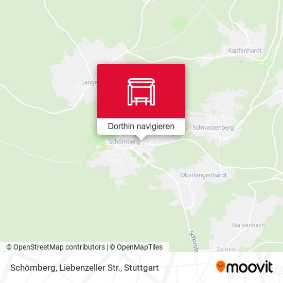 Schömberg, Liebenzeller Str. Karte