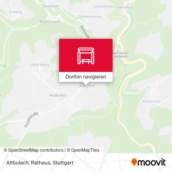 Altbulach, Rathaus Karte