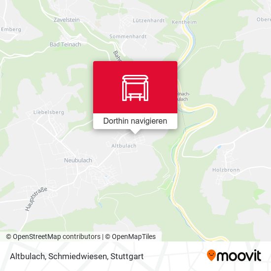 Altbulach, Schmiedwiesen Karte