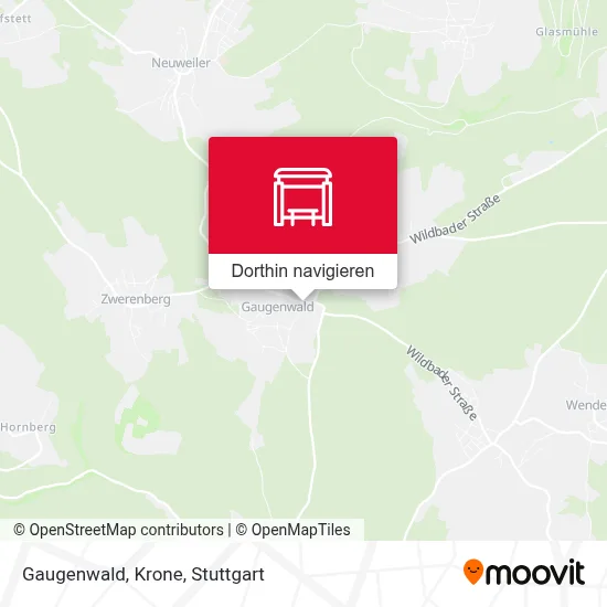 Gaugenwald, Krone Karte