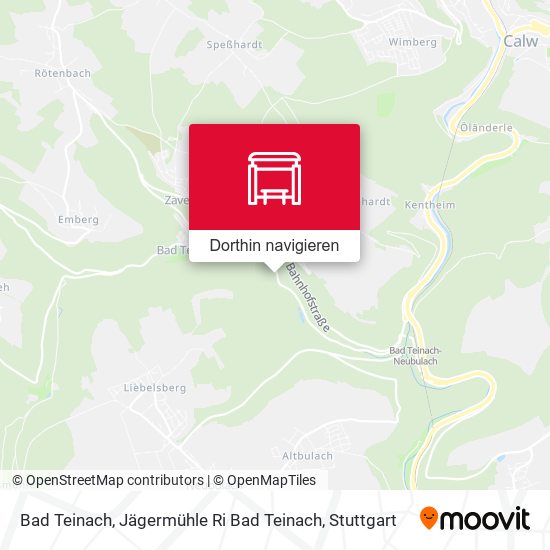 Bad Teinach, Jägermühle Ri Bad Teinach Karte