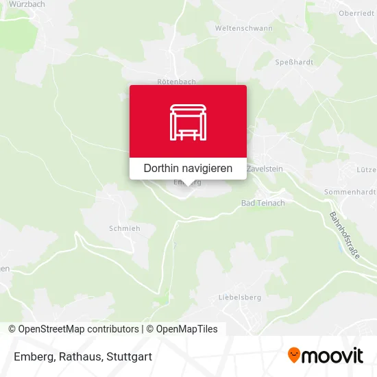 Emberg, Rathaus Karte