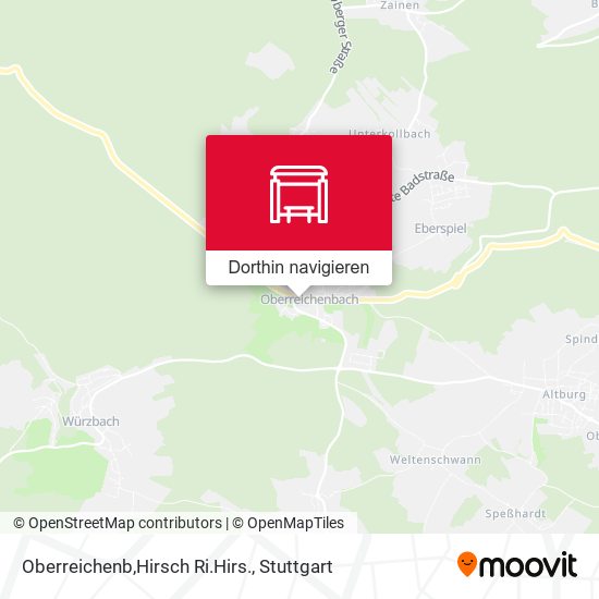 Oberreichenb,Hirsch Ri.Hirs. Karte