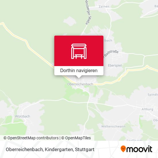 Oberreichenbach, Kindergarten Karte