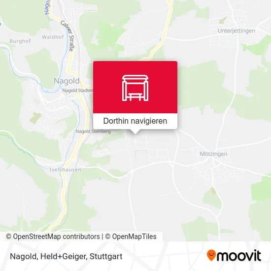 Nagold, Held+Geiger Karte