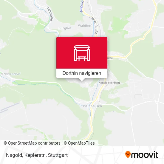Nagold, Keplerstr. Karte