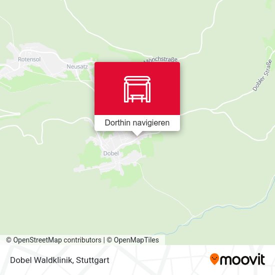 Dobel Waldklinik Karte
