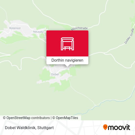 Dobel Waldklinik Karte