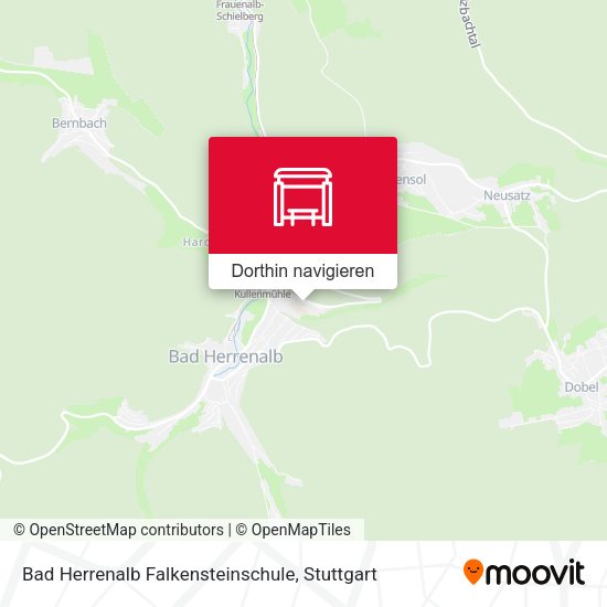 Bad Herrenalb Falkensteinschule Karte
