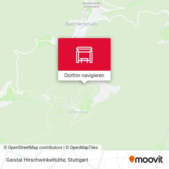 Gaistal Hirschwinkelhütte Karte