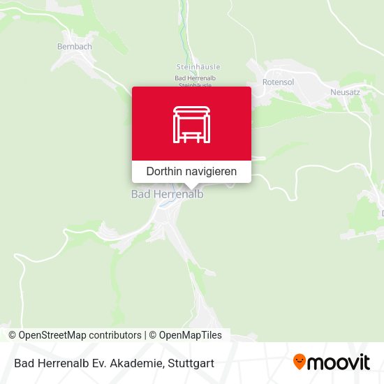 Bad Herrenalb Ev. Akademie Karte