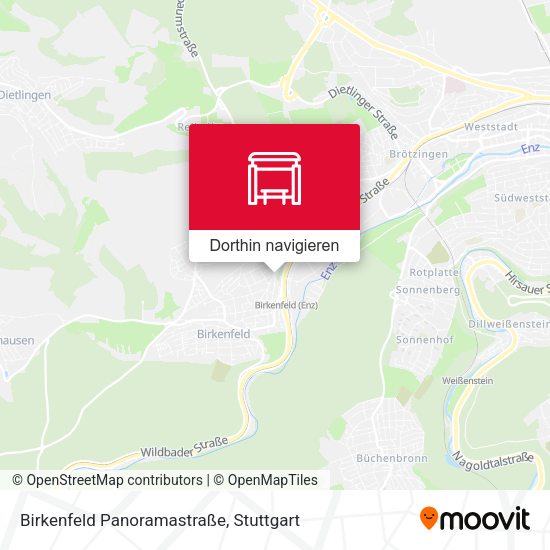 Birkenfeld Panoramastraße Karte