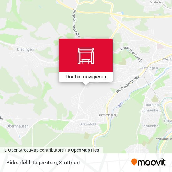 Birkenfeld Jägersteig Karte