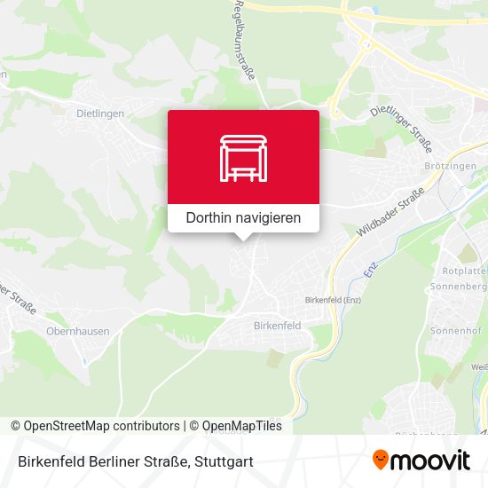 Birkenfeld Berliner Straße Karte