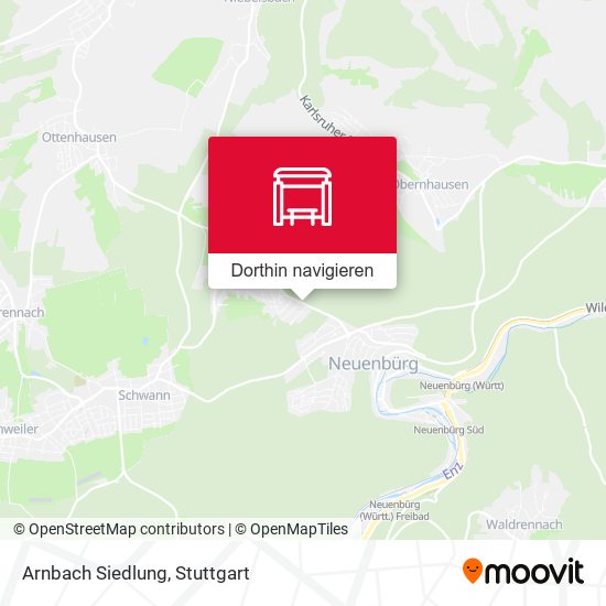 Arnbach Siedlung Karte