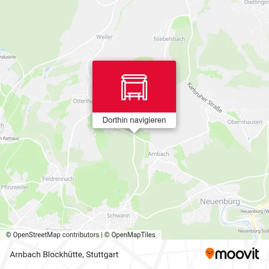 Arnbach Blockhütte Karte