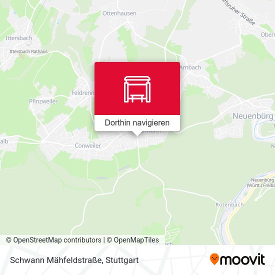 Schwann Mähfeldstraße Karte