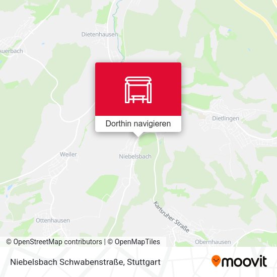 Niebelsbach Schwabenstraße Karte