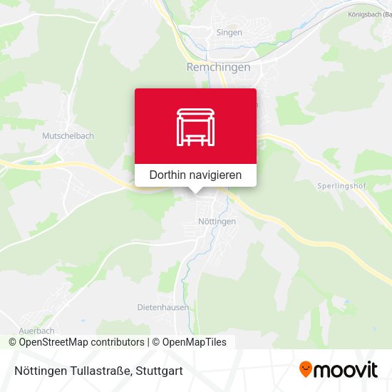 Nöttingen Tullastraße Karte