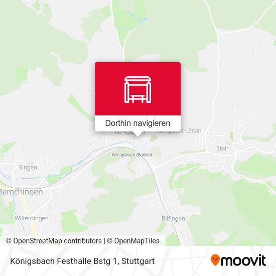 Königsbach Festhalle Bstg 1 Karte