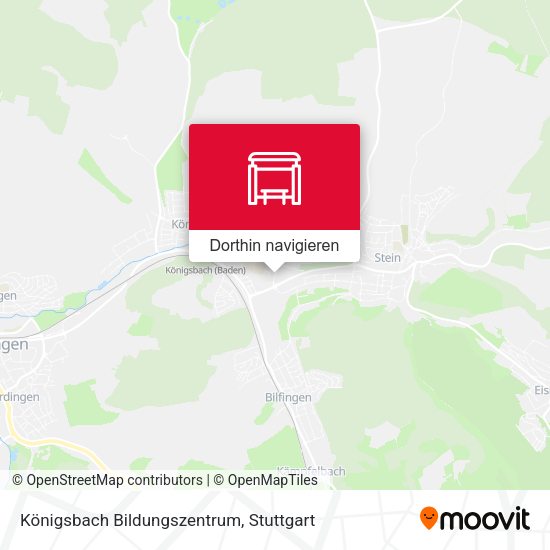 Königsbach Bildungszentrum Karte